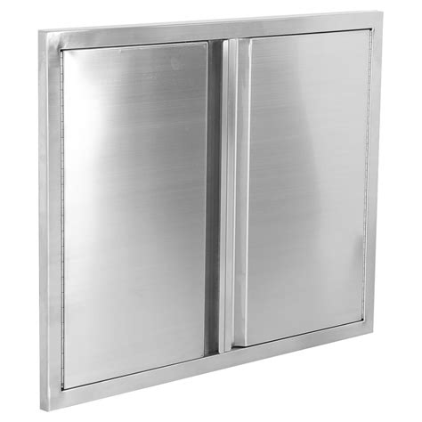 stainless steel bbq cabinet doors|outdoor bbq stainless steel doors.